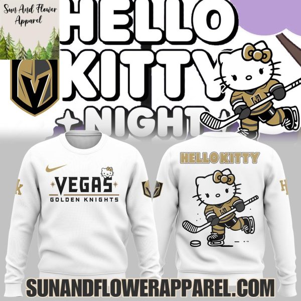 Vegas Golden Knights Hello Kitty Night 2025 Special Edition Hoodie