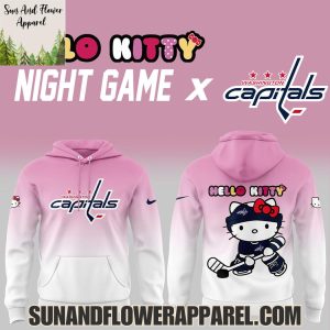 Washington Capitals Hello Kitty Night 2025 Limited Edition Hoodie